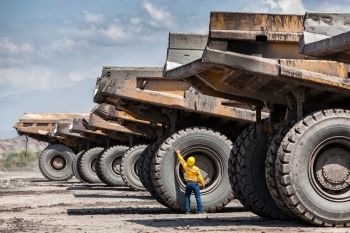 Mining vehicle inspection, Columbia, for Anglo American