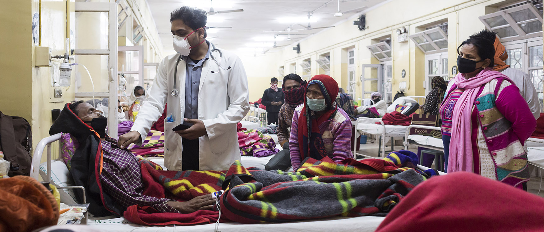 TB hospital ward in Dehli. Image by Ben Phillips